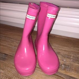 Hunter boots for girls.  Size 12US /Euro 29.